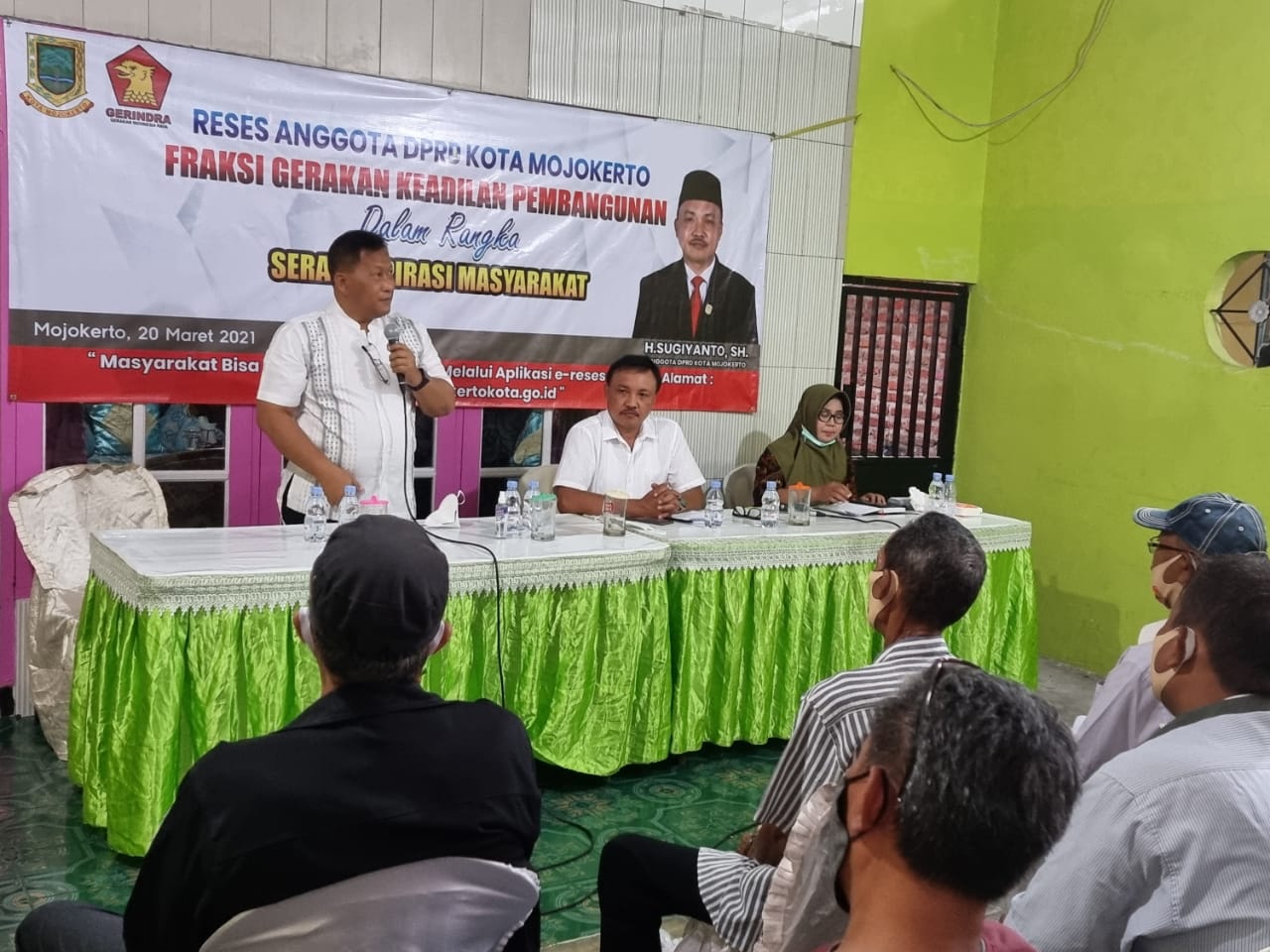Wawali Mojokerto Hadiri Reses Anggotanya Sugiyanto