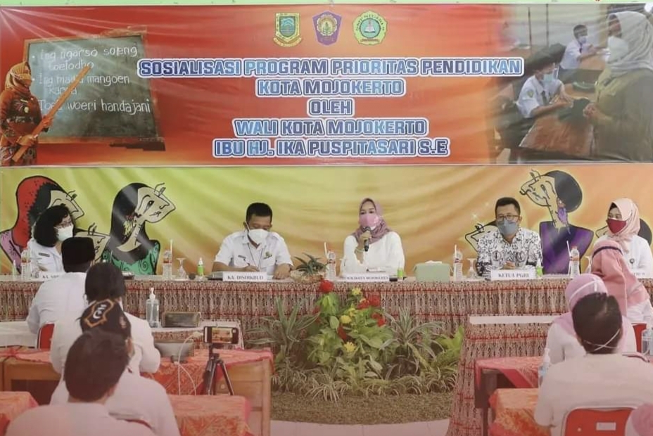 Wali Kota Berikan Pemaparan Prioritas Pendidikan Kepada KS Se-Kota Mojokerto