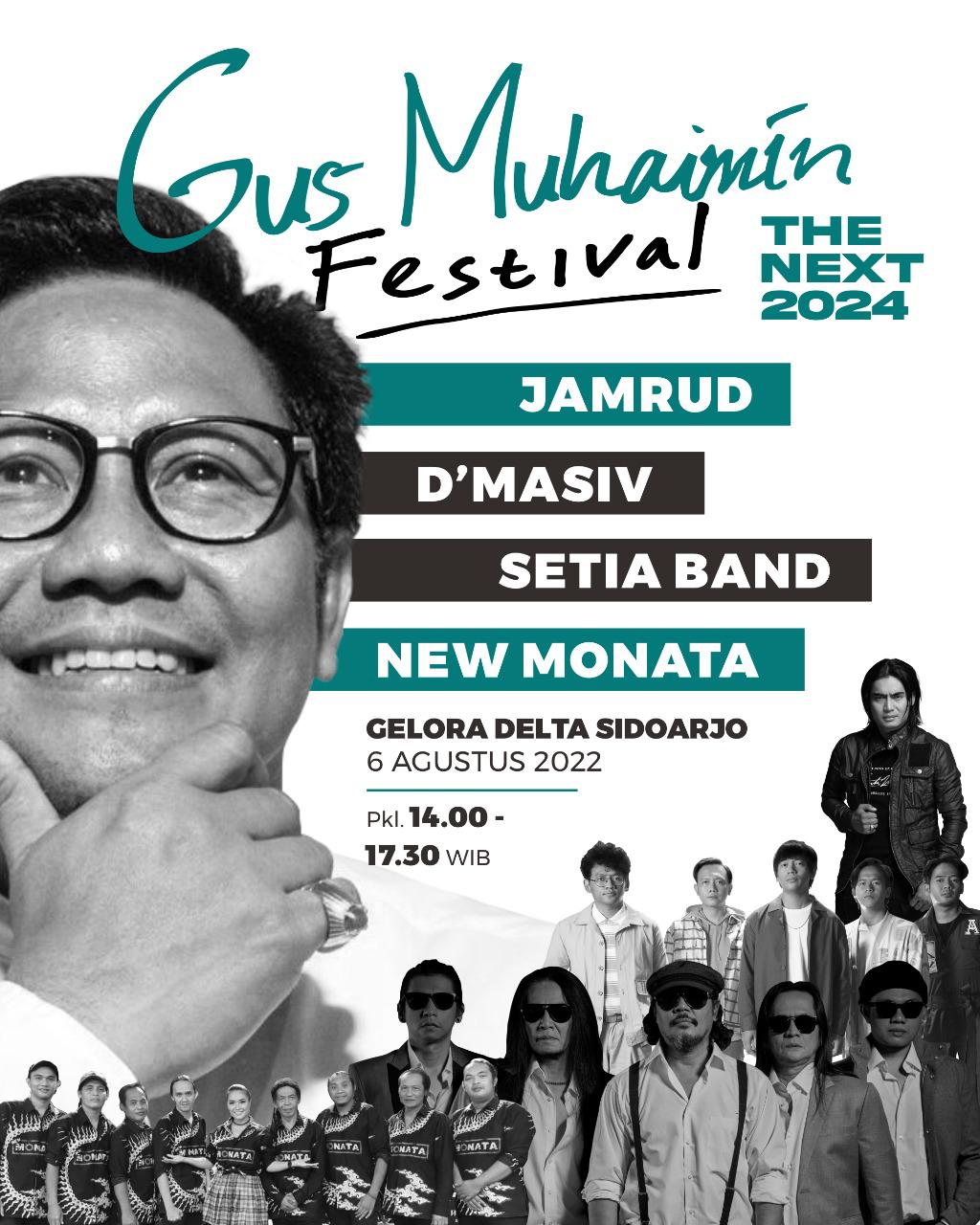 Gus Muhaimin Festival di Sidoarjo Bakal Berlangsung Meriah