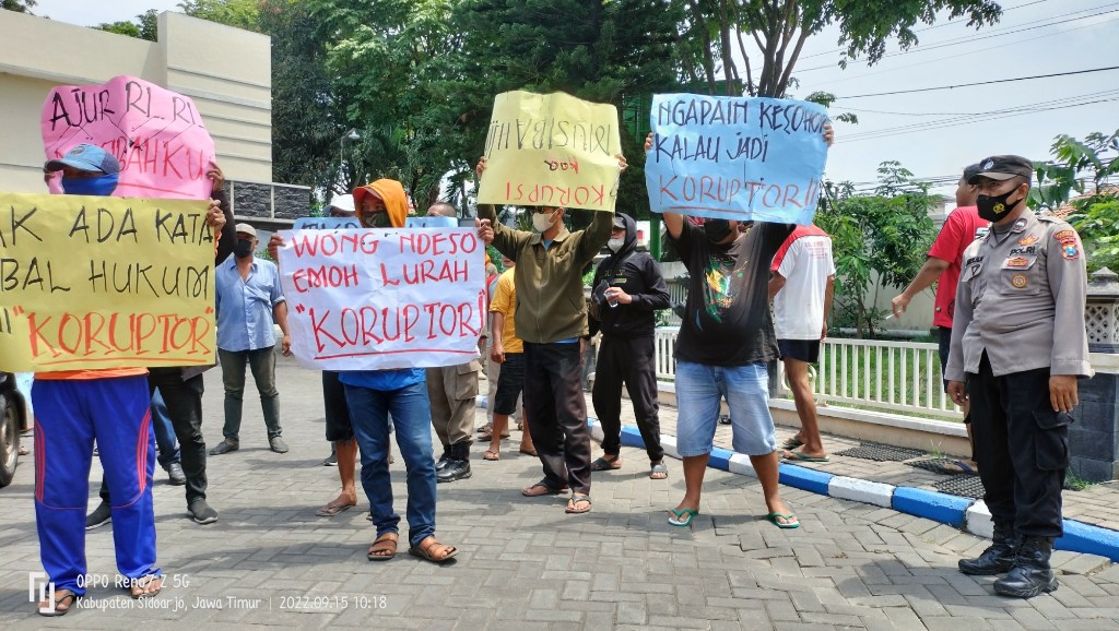 Kades Janti, Tulangan, Sidoarjo Beserta Jajarannya Lakukan Korupsi TKD