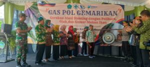 Launching "Gas Pol Gemarikan" Gerakan Atasi Stunting dengan Pelihara, Olah, dan Gemar Makan Ikan Di Kedungturi Kecamatan Taman Kabupaten Sidoarjo