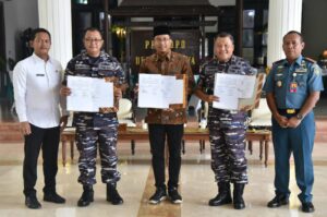 Pemkab Sidoarjo Dengan TNI AL Tandatangani Perjanjian Kerjasama Pembangunan Taman Monumen Ilyushin -28 Juanda