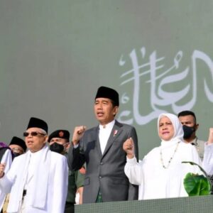 Presiden Jokowi Buka Resepsi Puncak 1 Abad NU di Kabupaten Sidoarjo