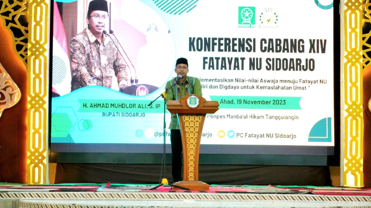 Gus Muhdlor Ajak Fatayat NU Kolaborasi dan Sinergi Untuk Sidoarjo yang Gemilang