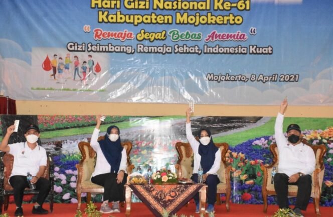 
					Bupati Mojokerto Saat Memperingati HGN