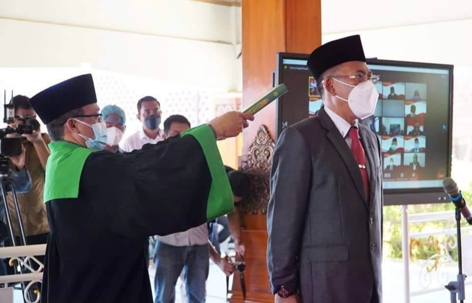 Wali Kota Mojokerto Lantik Gaguk Tri Prasetyo Sebagai Sekdakot