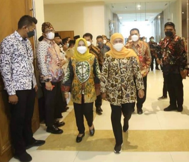 Puncak Peringatan HKN ke-57 Provinsi Jawa Timur, Pemerintah Kota Mojokerto Sabet Juara Terbaik Penanganan Covid -19