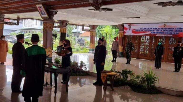 Teguh Gunarko Dilantik Menjadi Sekdakab Mojokerto