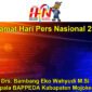 Kepala BAPPEDA Kabupaten Mojokerto Drs. Bambang Eko Wahyudi M.Si. Mengucapkan Selamat Hari Pers 2022