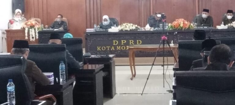 Perda LPJ APBD Tahun Anggaran 2021 Telah Didok DPRD Kota Mojokerto