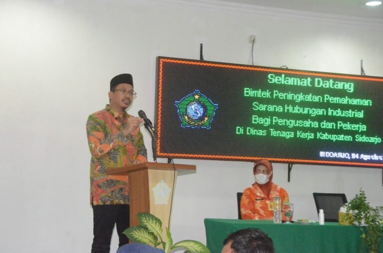 Bupati Sidoarjo Ciptakan Ekosistim Hubungan Industrial yang Kondusif