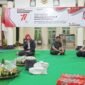 Pengukuhan Paskibraka dan Malam Tasyakuran HUT ke-77 RI Kecamatan Gedangan