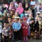 Sambut Kemerdekaan RI ke-77, Paud Nurul Huda Adakan Karnafal Di Wisata Bahari Tlocor