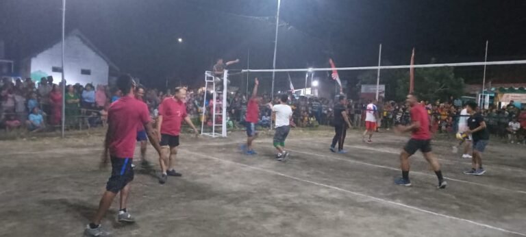 Gali Bakat, Desa Kemantren Gelar lomba Volly