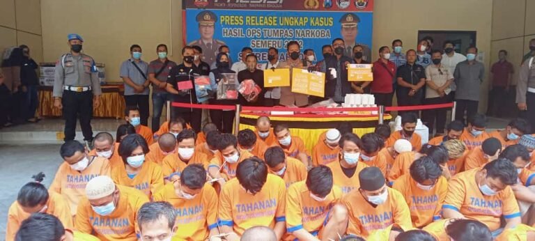 Kanit Reskrim Narkoba Sidoarjo Ungkap Kasus 73 Penyalahgunaan Narkoba