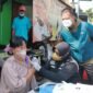Layanan Vaksinasi Covid-19 dari Polresta Sidoarjo di Pasar Kaget Waru