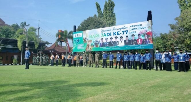 
					Oftimis Jatim Bangkit, Pemkot Mojokerto Laksanakan Upacara Hari Jadi ke-77 Jawa Timur