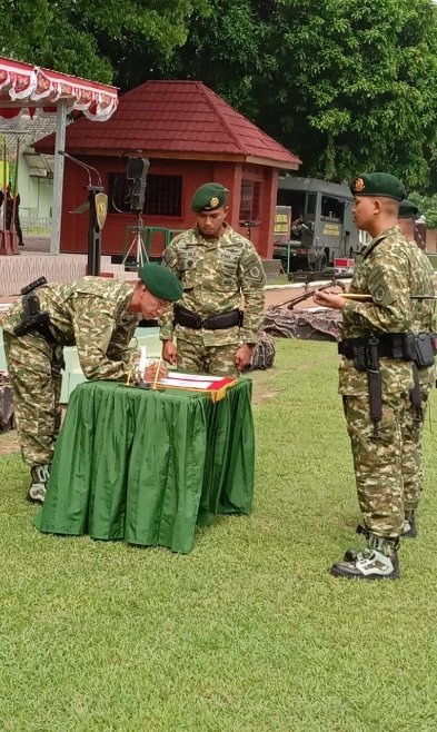 Danyonif 503 Letkol Roliyanto Digantikan Letkol Gurbasa, Kini Jabat Dandim Pacitan