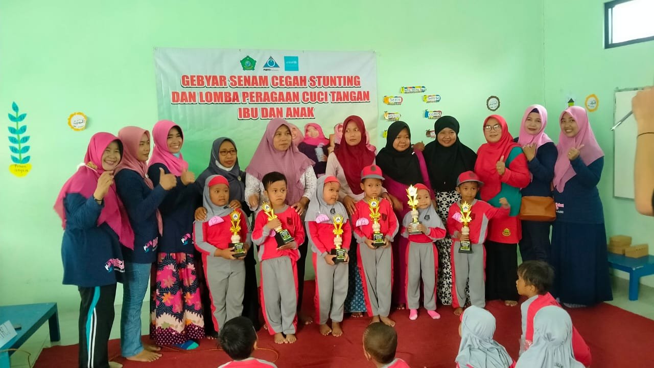 Cegah Stunting, Kader Hebat Binaan Plato Kecamatan Buduran Kabupaten Sidoarjo Gelar Lomba Cuci Tangan Pakai Sabun