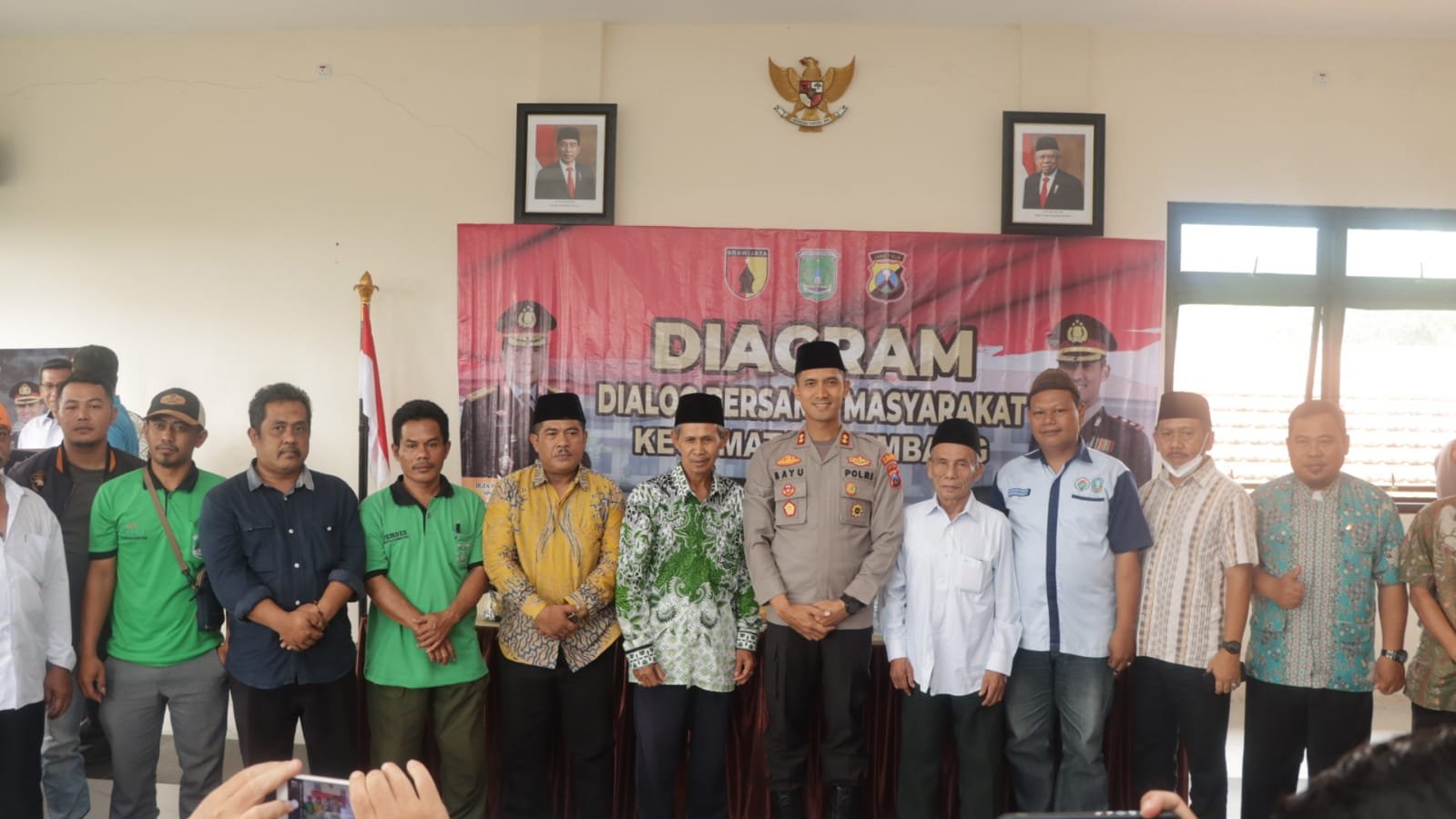 Wujudkan Kedekatan Polri Dengan Masyarakat, Polres Pasuruan Gelar Dialog Bersama Masyarakat (Diagram) Kecamatan Lumbang