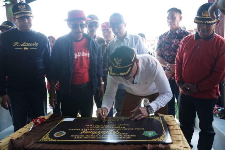 Wabup Sidoarjo, Resmikan Desa Wisata Susur Sungai Tambak Cemandi Sedati