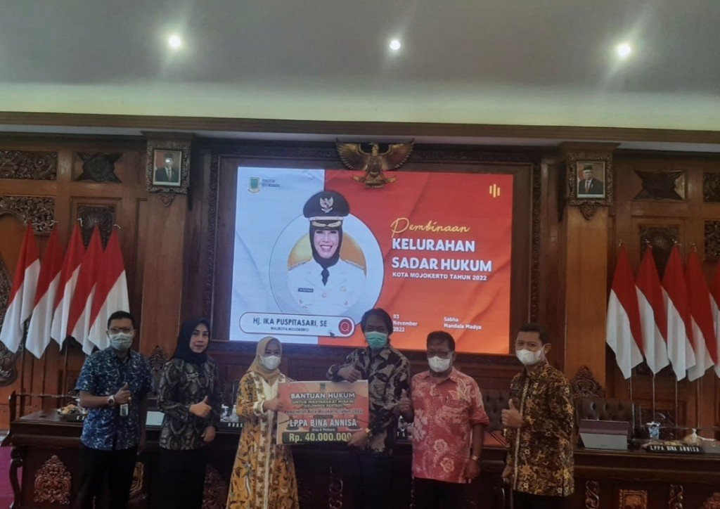 Pemkot Mojokerto Adakan Pembinaan Kelurahan Sadar Hukum