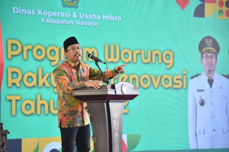 396 Warung Rakyat Rampung Direnovasi, Bupati Sidoarjo Minta Dinas Bantu Pemasaran Lewat Online