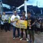 Final Turnamen Sepak Bola U-14 Se-Tapin Berlangsung Meriah Ditengah Guyuran Hujan
