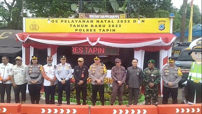 Pemkab Tapin Puji Polres Tapin Beserta Jajaran Dalam Pengamanan Nataru