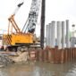 Progres Proyek Flyover JPL 64 Krian dan JPL 79 Tarik Memasuki Tahap Pemasangan Tiang Pancang