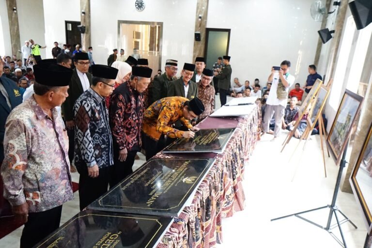 Bupati Sidoarjo Resmikan Aula Al- Barokah di Ponpes LDII Barokah
