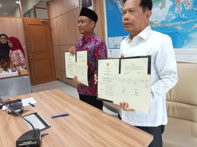 
					BUPATI TAPIN Tandatangani MOU bersama BIG RI di Cibinong Jabar