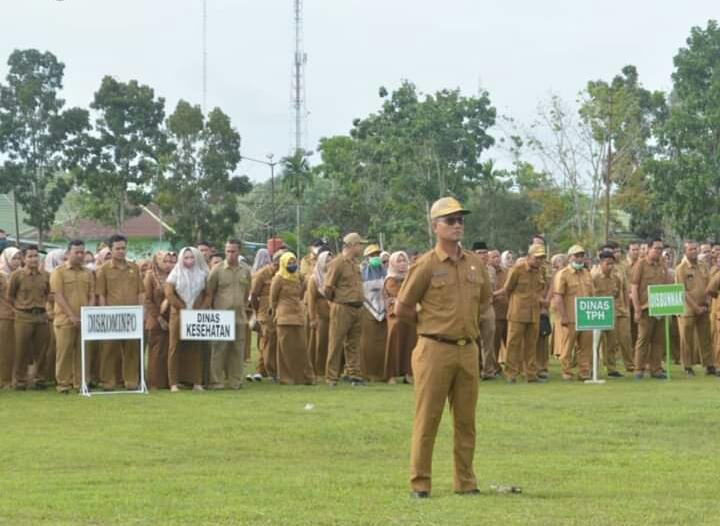 Gelar Apel, Pj Bupati Muaro Jambi Minta ASN Tingkatkan Kedisiplinan