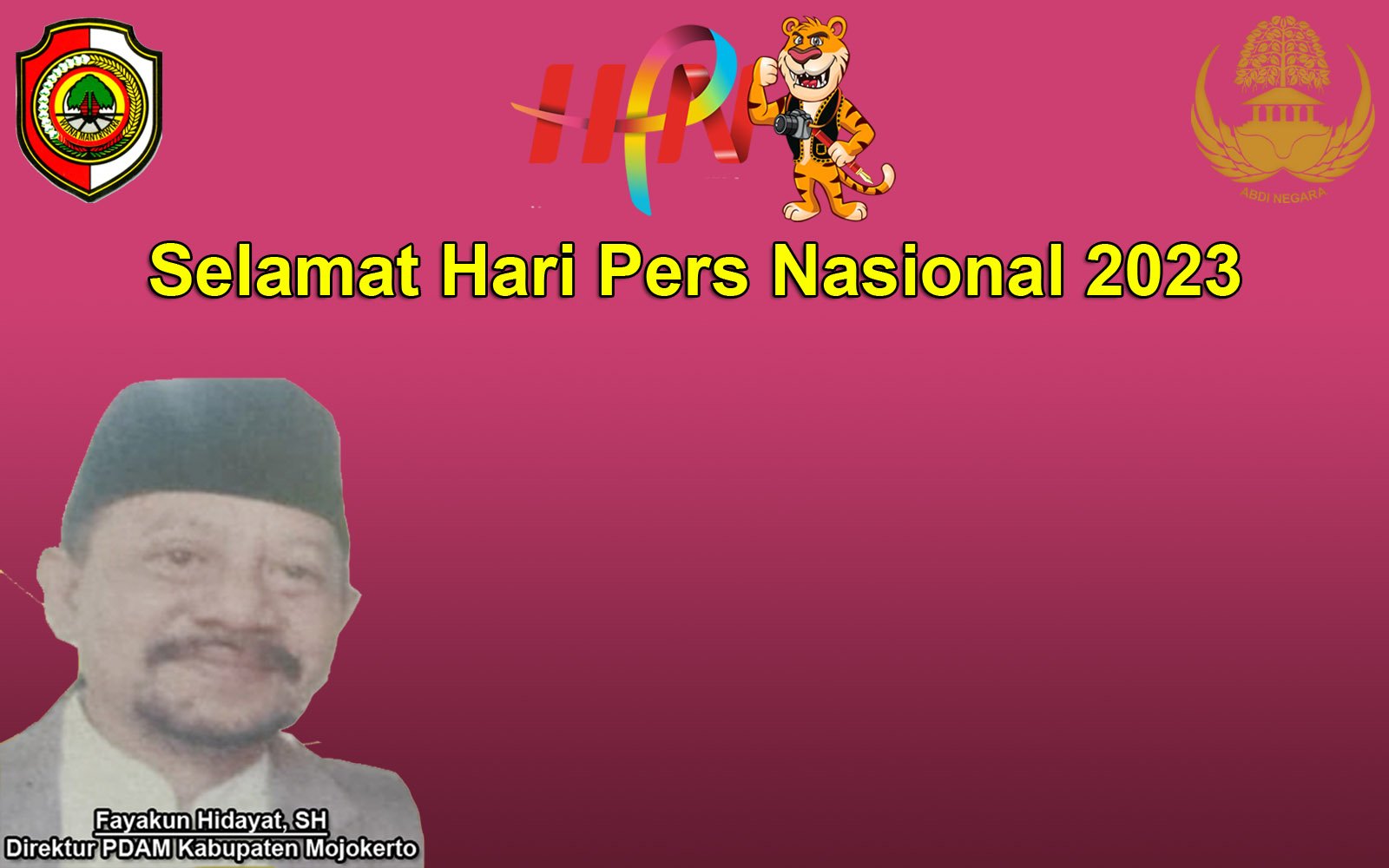 PDAM Kabupaten Mojokerto Mengucapkan Selamat Hari Pers Nasional 9 Februari 2023