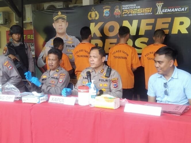 
					Polres Tapin Berhasil Ringkus 6 Pelaku Curanmor dalam Operasi Jaran Intan 2023