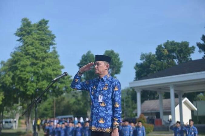 PJ.Bupati Muaro Jambi Pimpin Upacara Peringatan Hardiknas