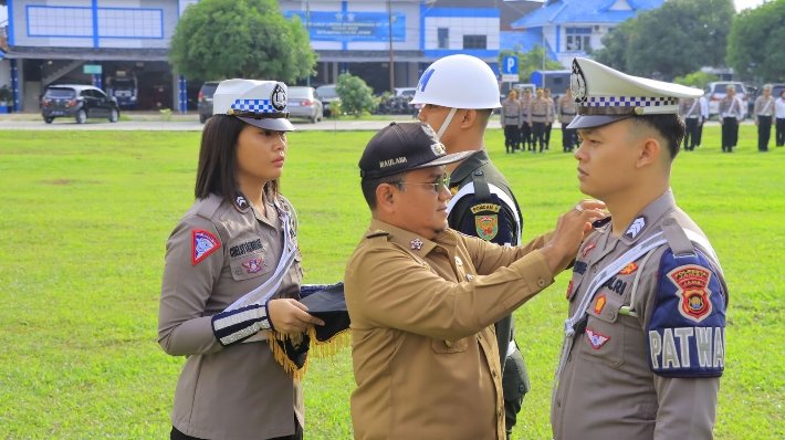 Polresta Jambi Apel Gelar Pasukan Operasi Patuh 2023