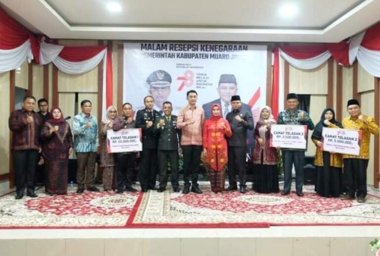 Pemerintah kabupaten muaro jambi gelar Resepsi Malam kenegaraan HUT RI ke 78