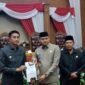 Pj bupati muaro jambi menghadiri rapat paripurna penyampaian resmi Ranperda perubahan APBD tahun 2023