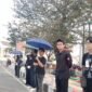 Kerukunan Mahasiswa Tapin Sampaikan Aspirasi Karhutla dan Bagikan Masker
