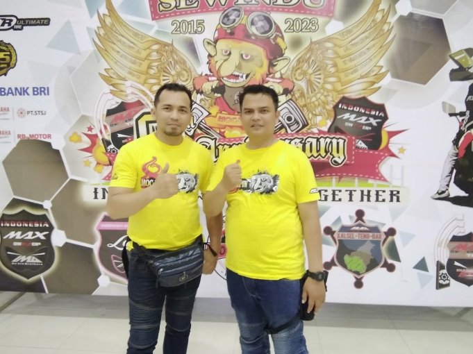 Meriahnya Anniversary ke-8 MOC Tapin Dihadiri Club' Motor dari KALSELTARA dan KALTENGBAR