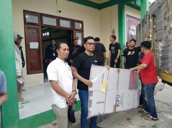KPU Tapin Terima 3209 Kotak Suara Pemilu 2024