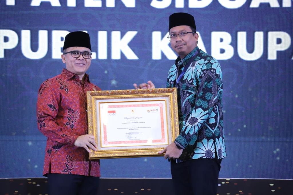 Sidoarjo Raih Penghargaan Mal Pelayanan Publik Kategori Prima dari KemenPAN RB