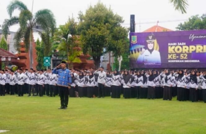 
					Peringatan HUT Guru- Korpri Kota Mojokerto Sederhana & Fokus Bantuan Sosial