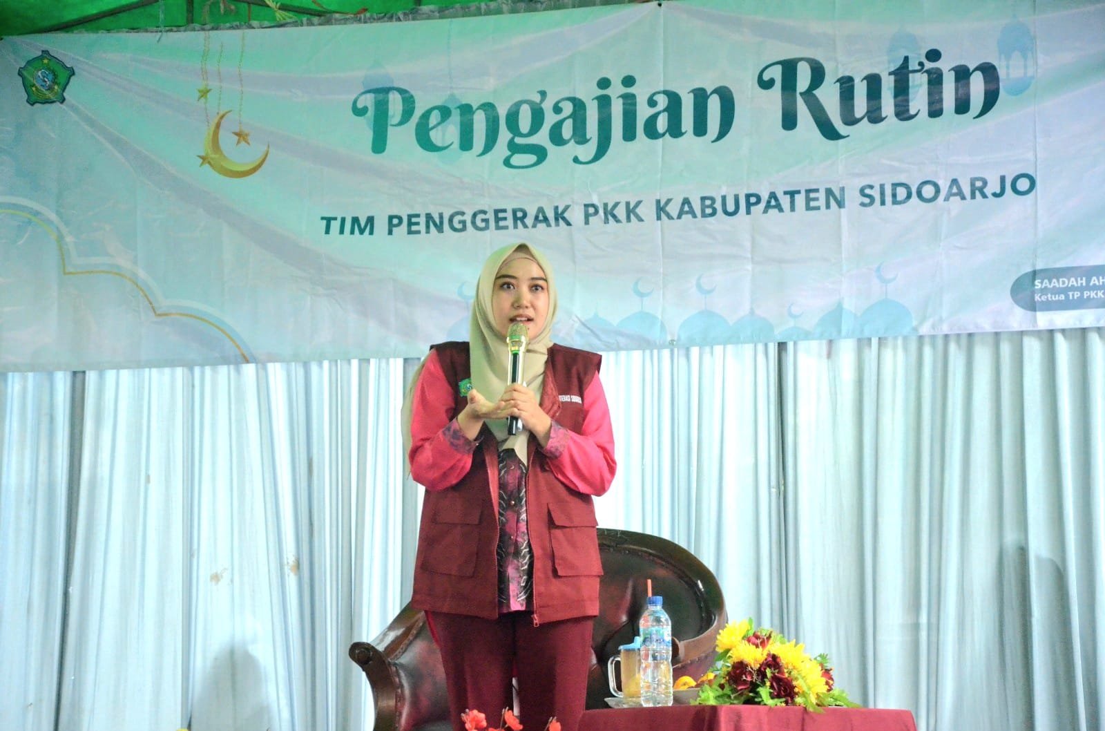 Ning Sasha Ajak Jamaah Pengajian Rutin TP PKK Membangun Keluarga Sakinah