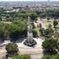 Gus Muhdlor Bangun Air Mancur dan Taman Bermain di Alun-alun Sidoarjo, Progres Revitalisasi Capai 58 Persen