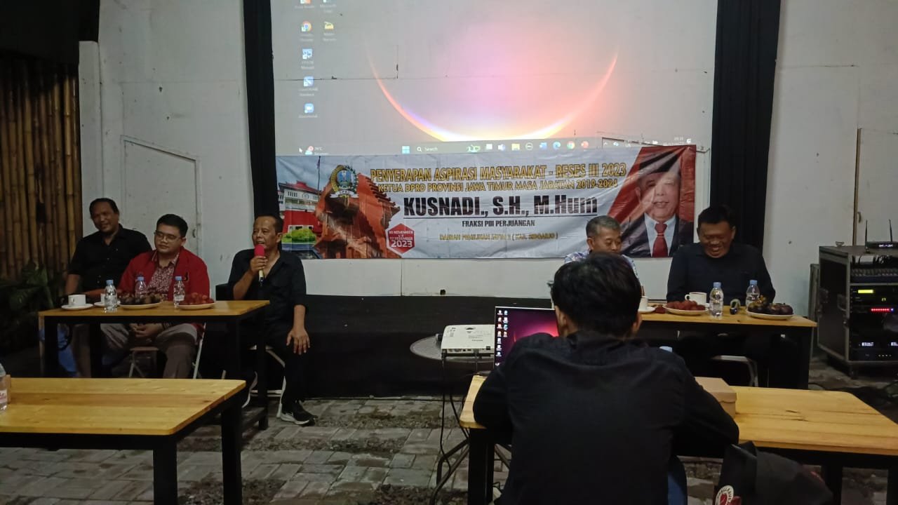 Penyerapan Aspirasi Masyarakat Reses III 2023, di Desa Wage Kecamatan Taman Sidoarjo