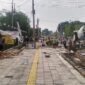 Terlihat Bersih, Gus Muhdlor Lebarkan Trotoar Depan GOR Sidoarjo Bikin Nyaman Pejalan Kaki