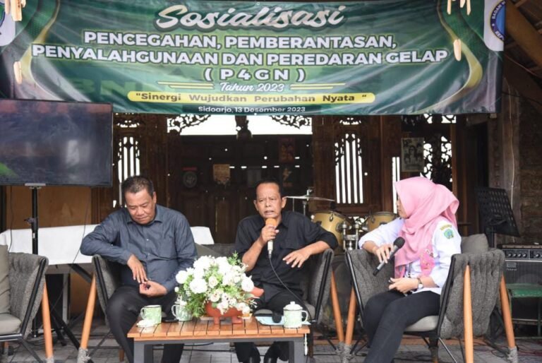 Cegah Peredaran Gelap Narkoba, Diskominfo Sidoarjo Gelar Sosialisasi P4GN