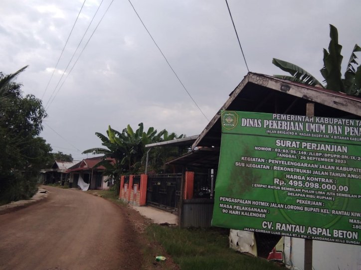 Warga Lorong Bupati Senang Jalan Mereka Diperbaiki